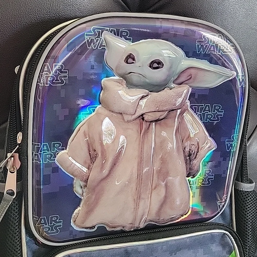 Star Wars Mandalorian The Child Backpack & Disney Grogu Plush